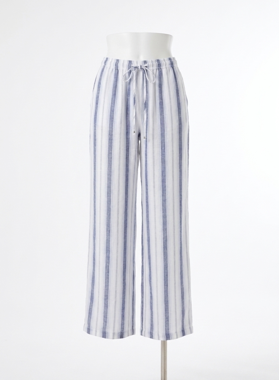 NEW BELLA DAHL easy wide leg pants in coastal ombre stripe